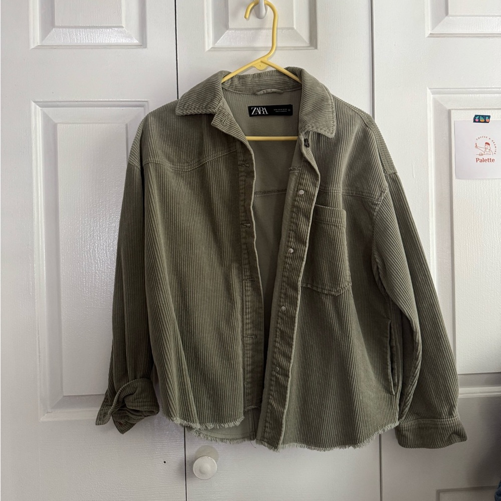 Zara green overshirt